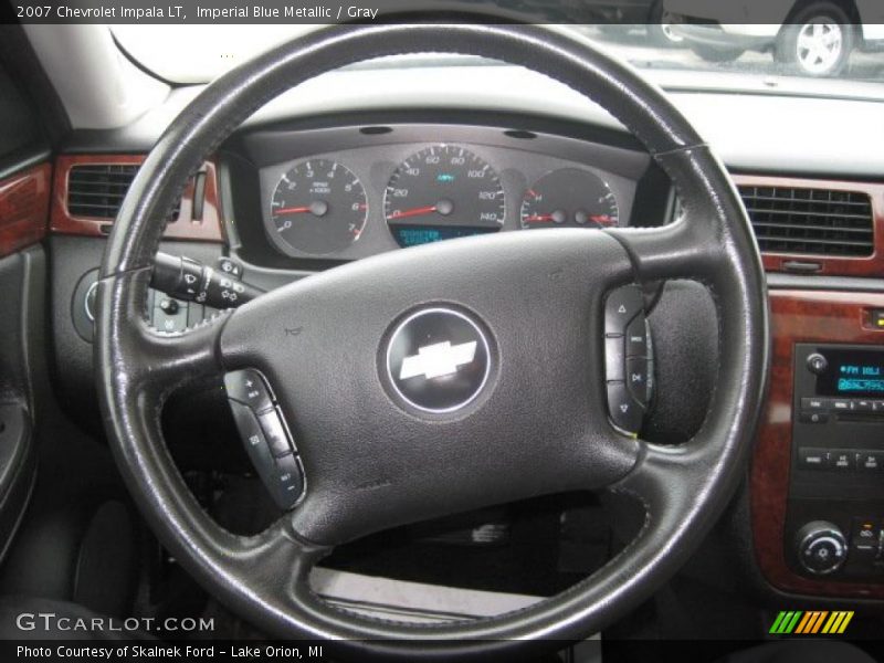 Imperial Blue Metallic / Gray 2007 Chevrolet Impala LT