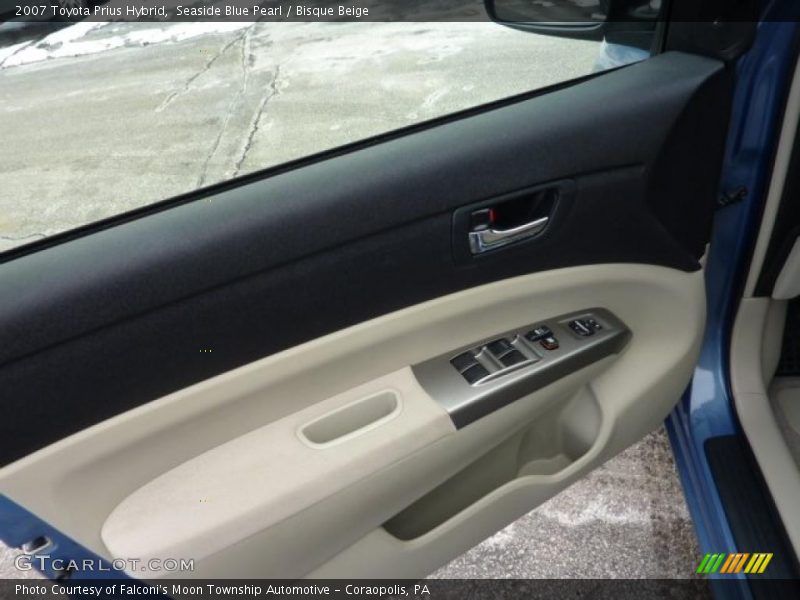 Seaside Blue Pearl / Bisque Beige 2007 Toyota Prius Hybrid