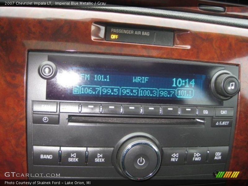 Imperial Blue Metallic / Gray 2007 Chevrolet Impala LT