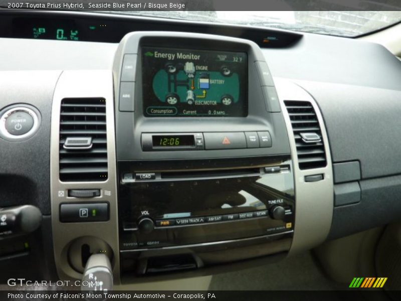 Seaside Blue Pearl / Bisque Beige 2007 Toyota Prius Hybrid