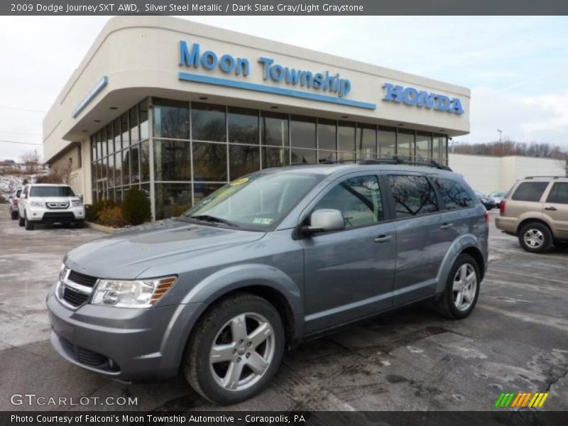 Silver Steel Metallic / Dark Slate Gray/Light Graystone 2009 Dodge Journey SXT AWD