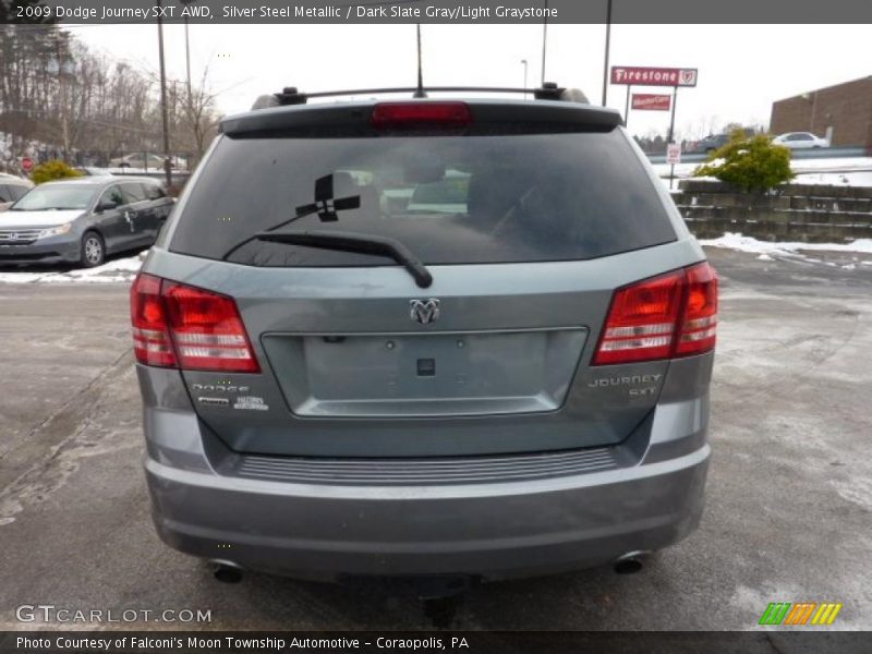 Silver Steel Metallic / Dark Slate Gray/Light Graystone 2009 Dodge Journey SXT AWD