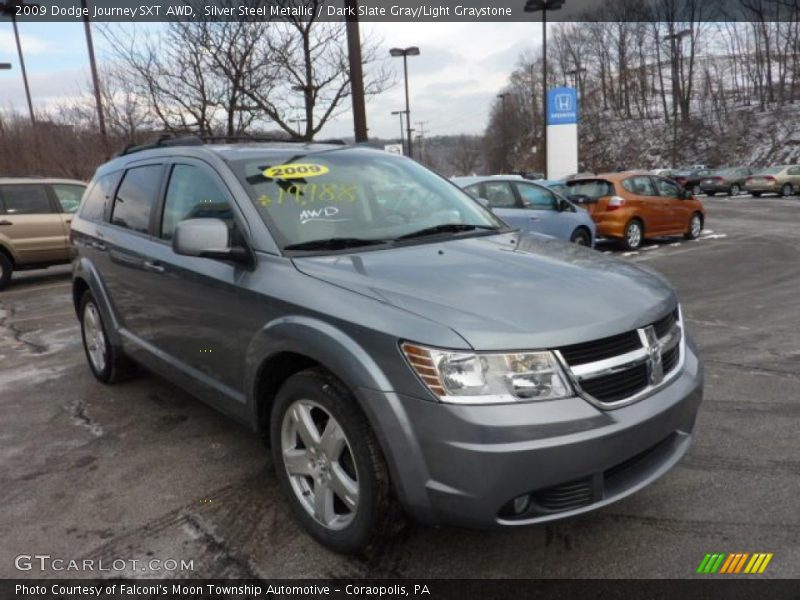 Silver Steel Metallic / Dark Slate Gray/Light Graystone 2009 Dodge Journey SXT AWD