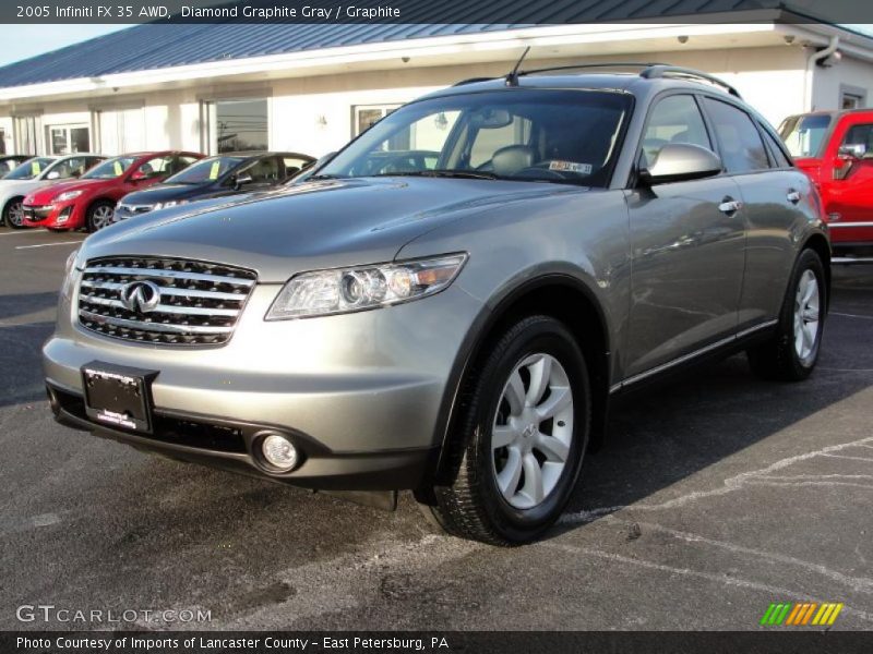 Diamond Graphite Gray / Graphite 2005 Infiniti FX 35 AWD