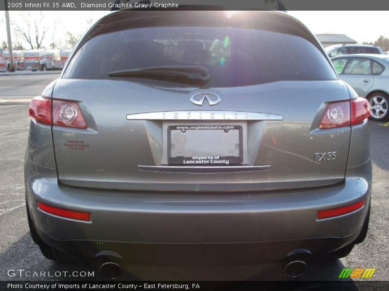 Diamond Graphite Gray / Graphite 2005 Infiniti FX 35 AWD