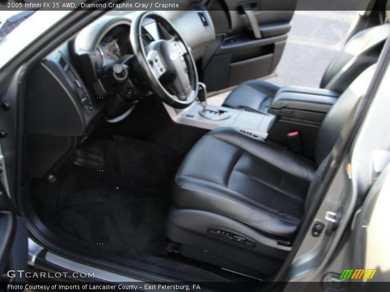 Diamond Graphite Gray / Graphite 2005 Infiniti FX 35 AWD