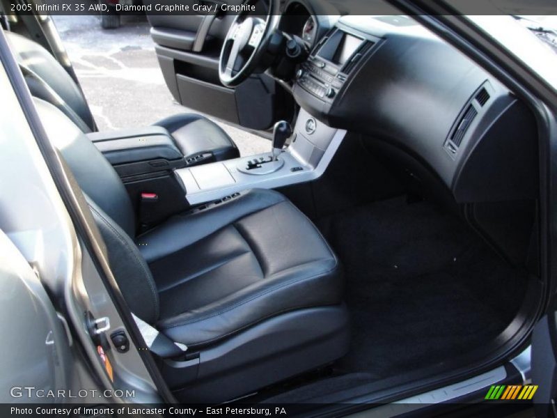 Diamond Graphite Gray / Graphite 2005 Infiniti FX 35 AWD