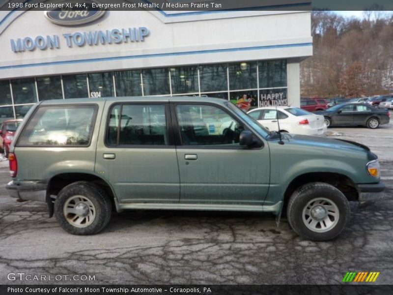 Evergreen Frost Metallic / Medium Prairie Tan 1998 Ford Explorer XL 4x4