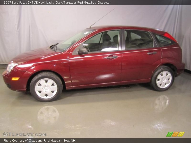Dark Toreador Red Metallic / Charcoal 2007 Ford Focus ZX5 SE Hatchback