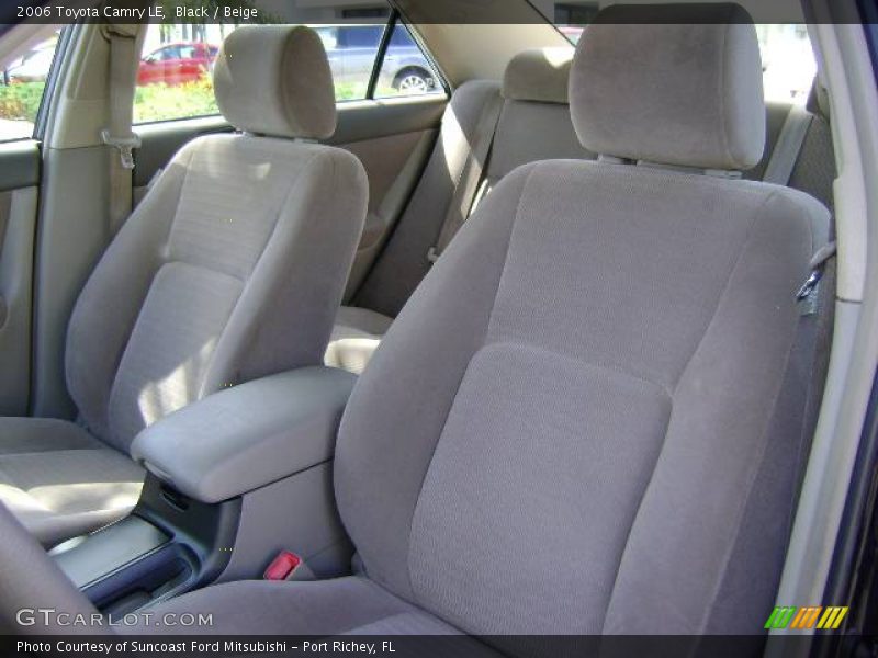 Black / Beige 2006 Toyota Camry LE