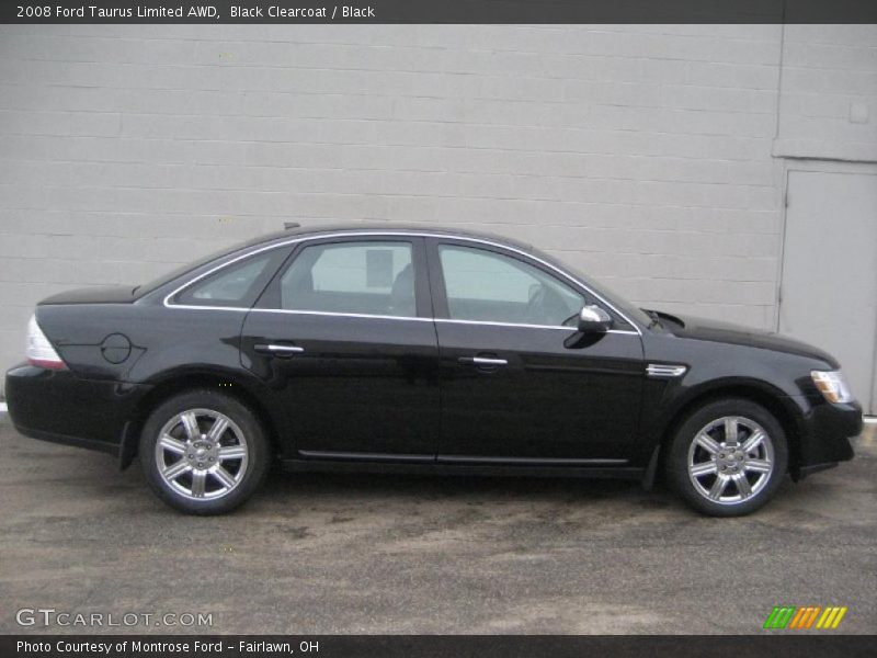 Black Clearcoat / Black 2008 Ford Taurus Limited AWD