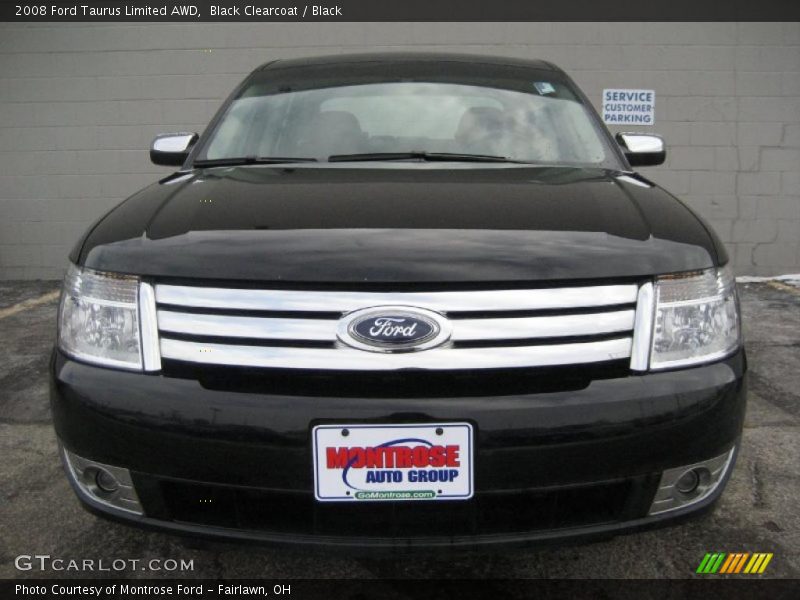 Black Clearcoat / Black 2008 Ford Taurus Limited AWD