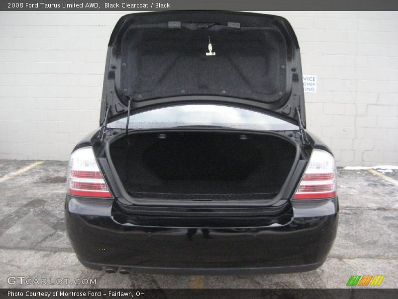 Black Clearcoat / Black 2008 Ford Taurus Limited AWD