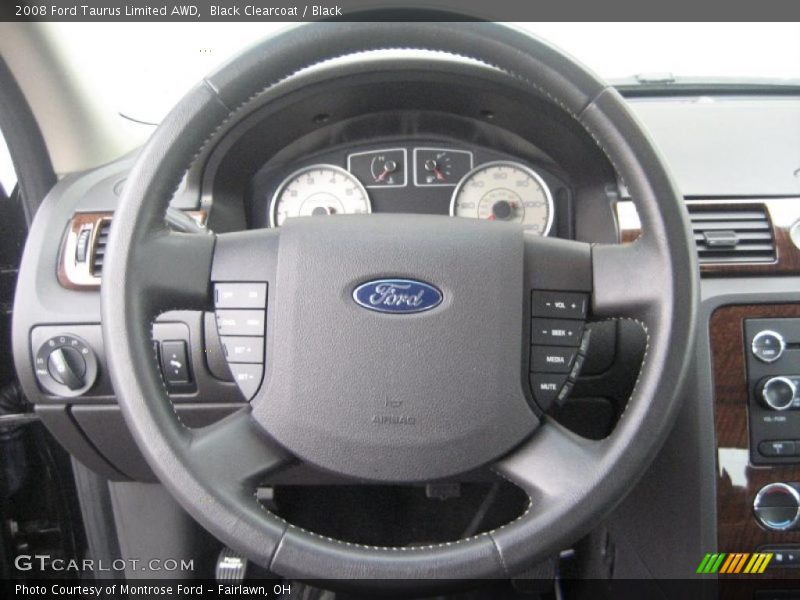 Black Clearcoat / Black 2008 Ford Taurus Limited AWD