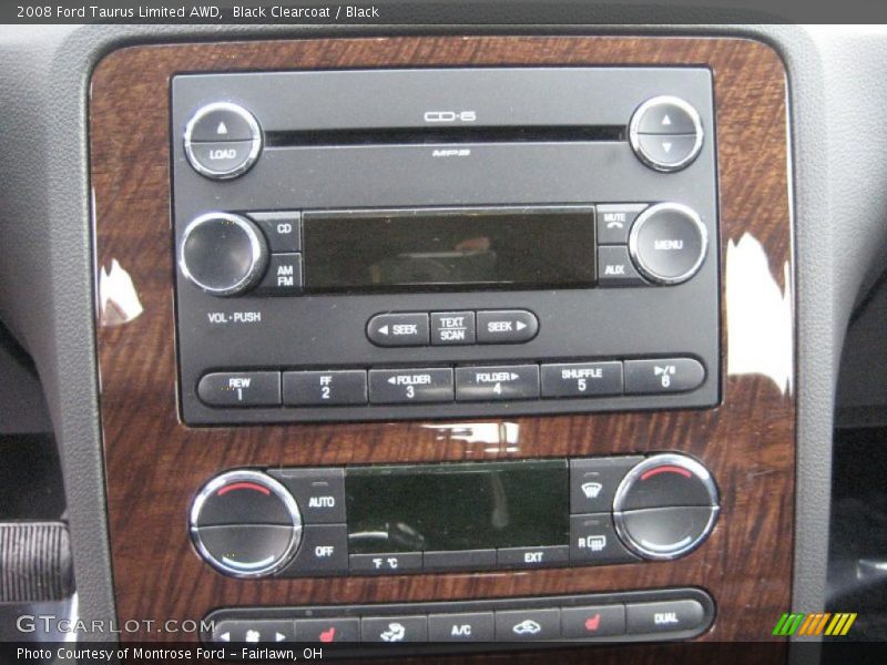 Black Clearcoat / Black 2008 Ford Taurus Limited AWD