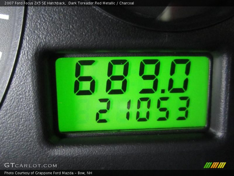 Dark Toreador Red Metallic / Charcoal 2007 Ford Focus ZX5 SE Hatchback