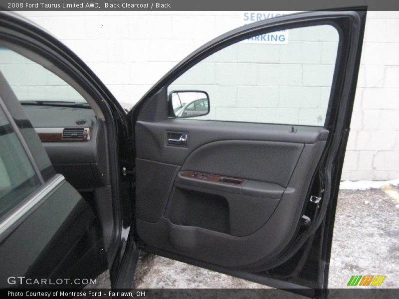 Black Clearcoat / Black 2008 Ford Taurus Limited AWD