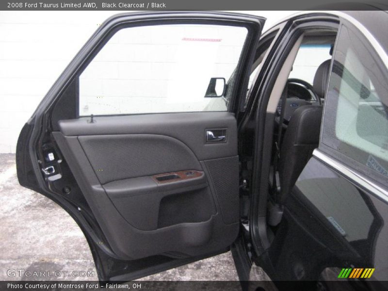 Black Clearcoat / Black 2008 Ford Taurus Limited AWD