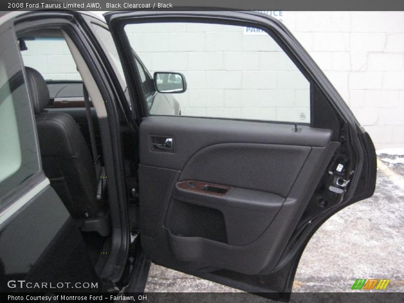 Black Clearcoat / Black 2008 Ford Taurus Limited AWD