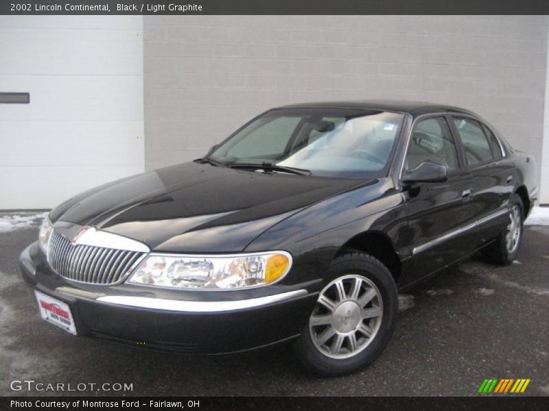 Black / Light Graphite 2002 Lincoln Continental