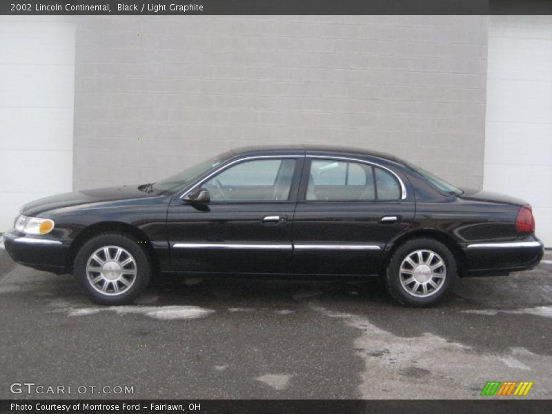 Black / Light Graphite 2002 Lincoln Continental