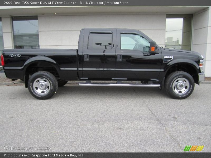  2009 F350 Super Duty XLT Crew Cab 4x4 Black Clearcoat