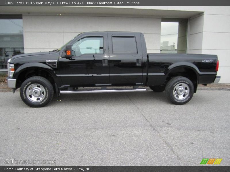  2009 F350 Super Duty XLT Crew Cab 4x4 Black Clearcoat