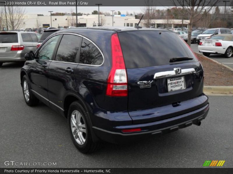 Royal Blue Pearl / Gray 2010 Honda CR-V EX-L