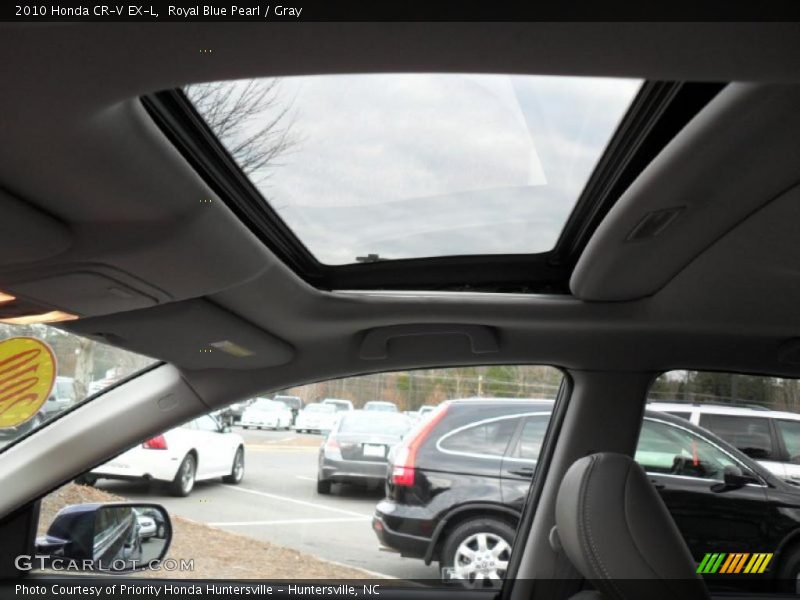 Royal Blue Pearl / Gray 2010 Honda CR-V EX-L