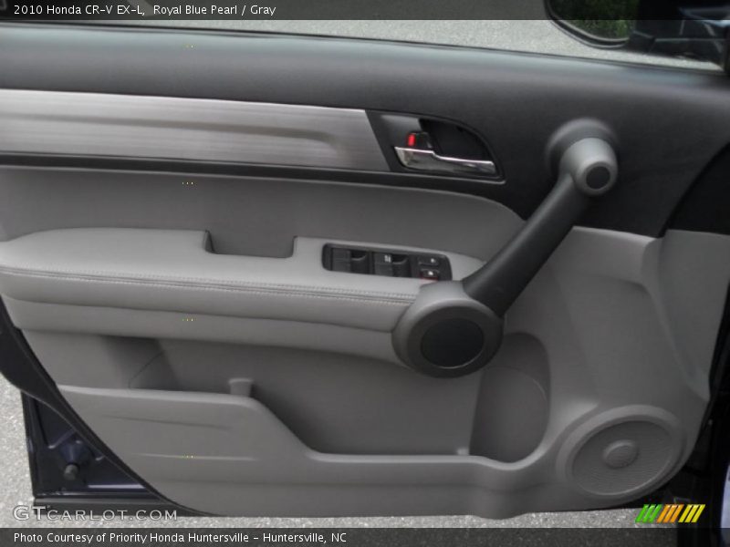 Royal Blue Pearl / Gray 2010 Honda CR-V EX-L