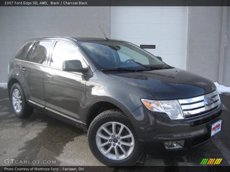 Black / Charcoal Black 2007 Ford Edge SEL AWD