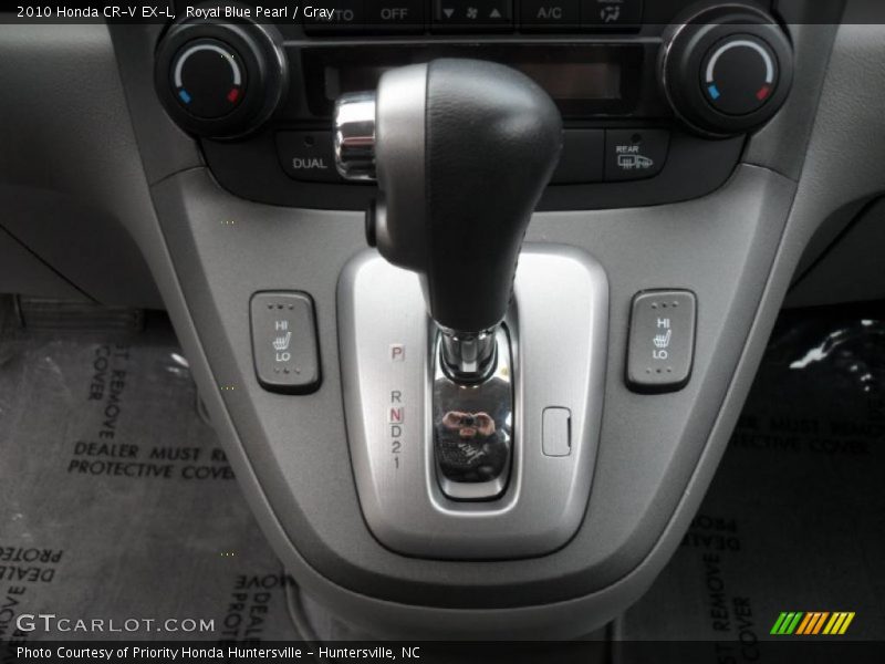 Royal Blue Pearl / Gray 2010 Honda CR-V EX-L