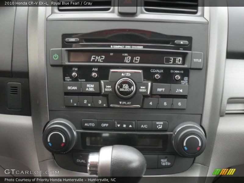 Royal Blue Pearl / Gray 2010 Honda CR-V EX-L