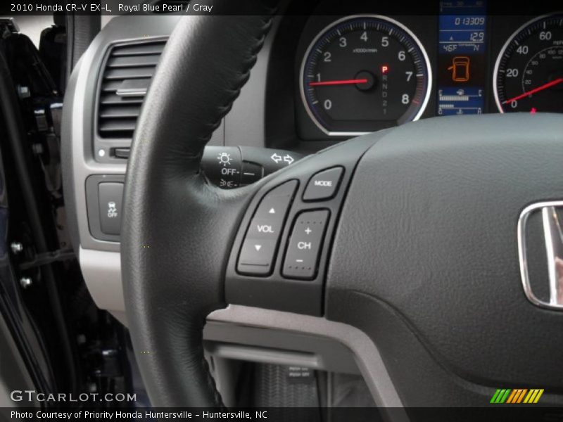 Royal Blue Pearl / Gray 2010 Honda CR-V EX-L