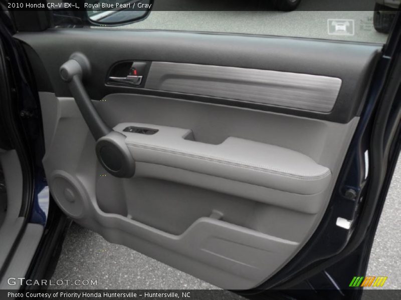 Royal Blue Pearl / Gray 2010 Honda CR-V EX-L