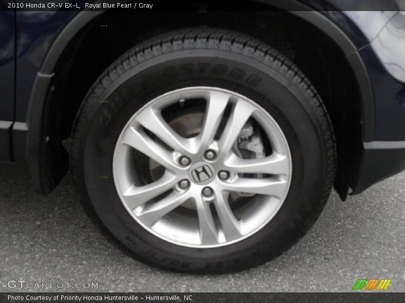 Royal Blue Pearl / Gray 2010 Honda CR-V EX-L