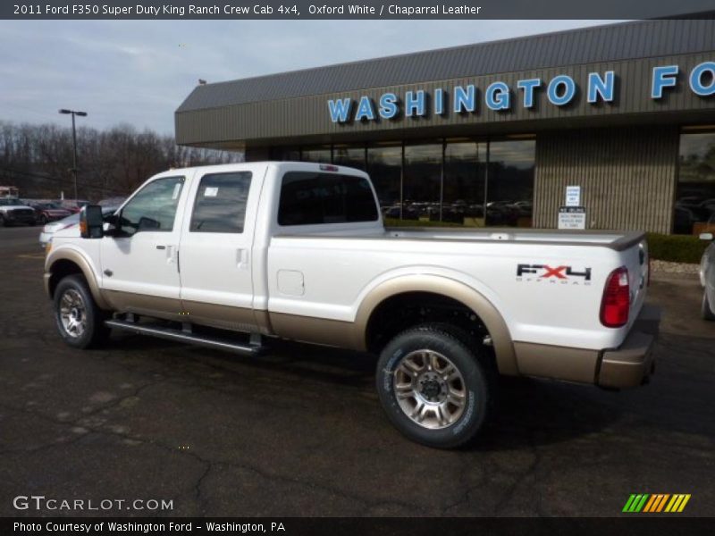 Oxford White / Chaparral Leather 2011 Ford F350 Super Duty King Ranch Crew Cab 4x4