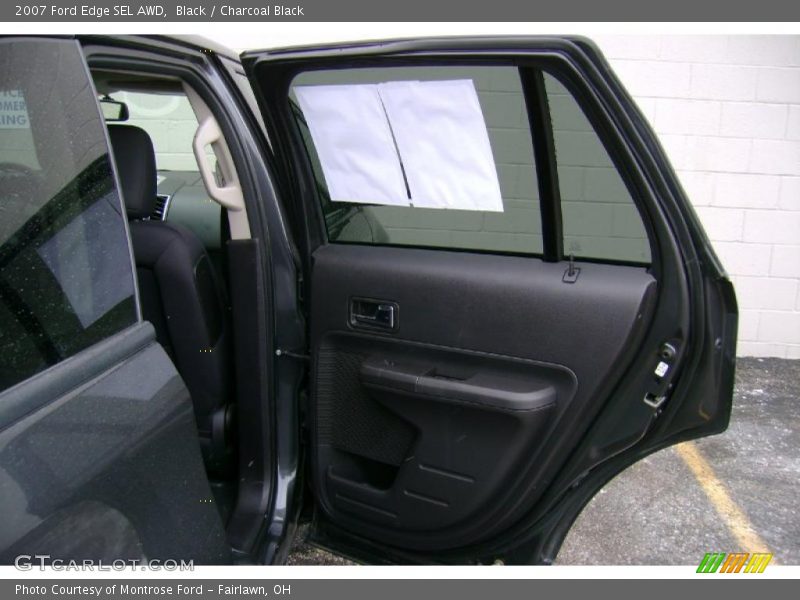 Black / Charcoal Black 2007 Ford Edge SEL AWD