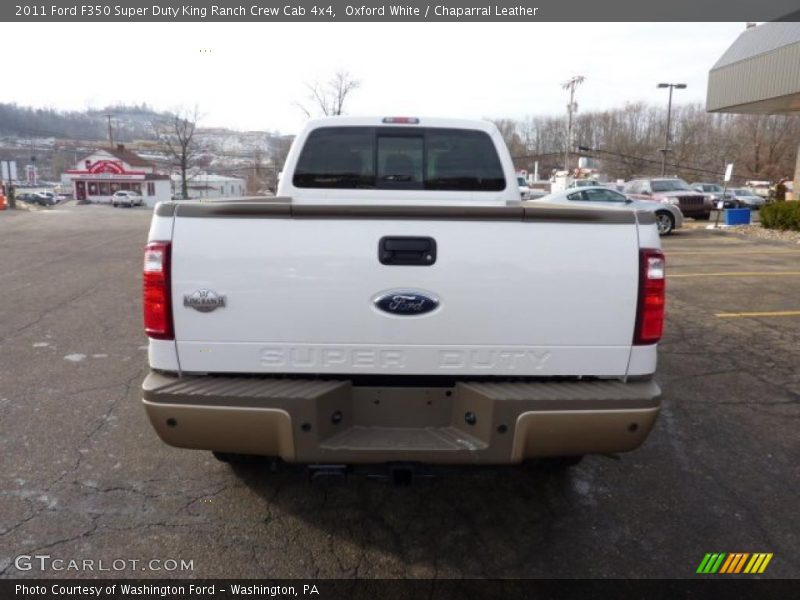 Oxford White / Chaparral Leather 2011 Ford F350 Super Duty King Ranch Crew Cab 4x4