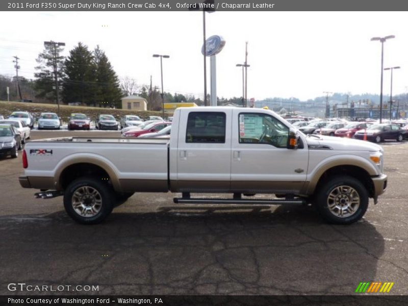 Oxford White / Chaparral Leather 2011 Ford F350 Super Duty King Ranch Crew Cab 4x4