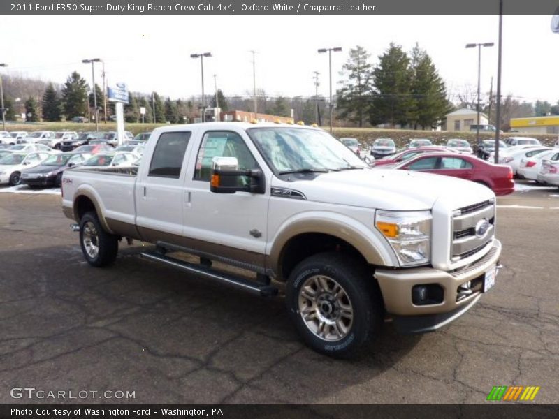 Oxford White / Chaparral Leather 2011 Ford F350 Super Duty King Ranch Crew Cab 4x4