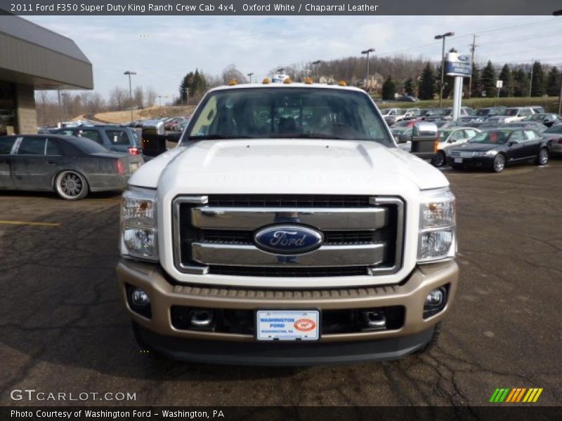 Oxford White / Chaparral Leather 2011 Ford F350 Super Duty King Ranch Crew Cab 4x4
