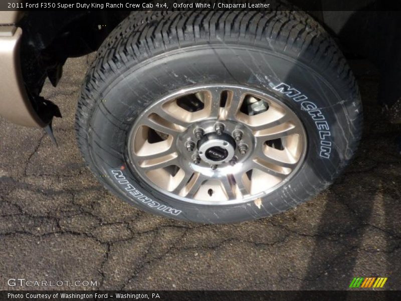 Oxford White / Chaparral Leather 2011 Ford F350 Super Duty King Ranch Crew Cab 4x4