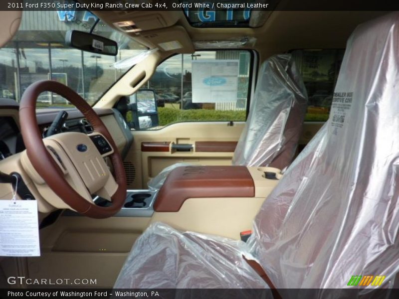 Oxford White / Chaparral Leather 2011 Ford F350 Super Duty King Ranch Crew Cab 4x4