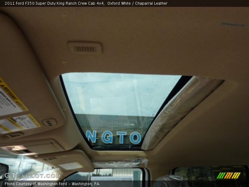 Oxford White / Chaparral Leather 2011 Ford F350 Super Duty King Ranch Crew Cab 4x4