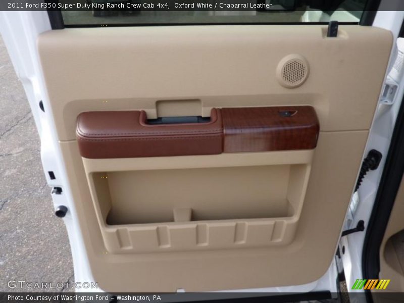 Oxford White / Chaparral Leather 2011 Ford F350 Super Duty King Ranch Crew Cab 4x4