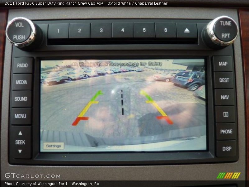 Oxford White / Chaparral Leather 2011 Ford F350 Super Duty King Ranch Crew Cab 4x4