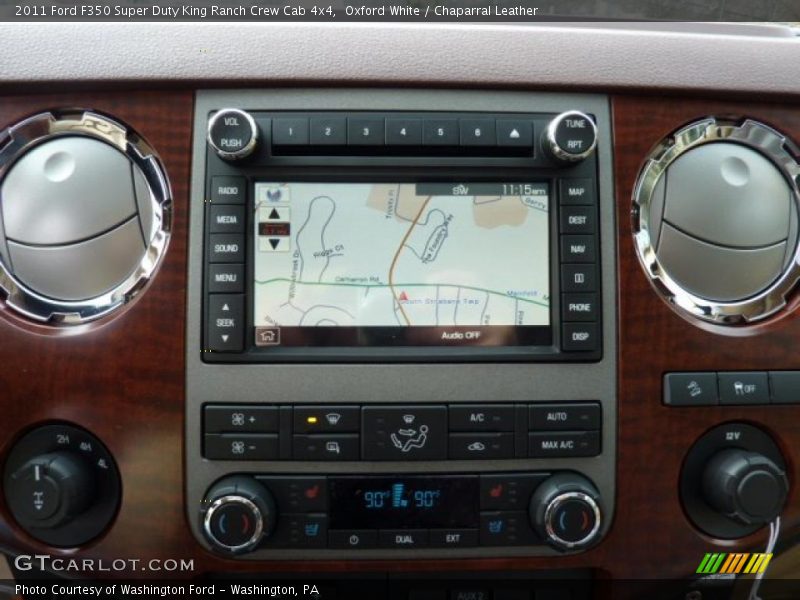 Oxford White / Chaparral Leather 2011 Ford F350 Super Duty King Ranch Crew Cab 4x4