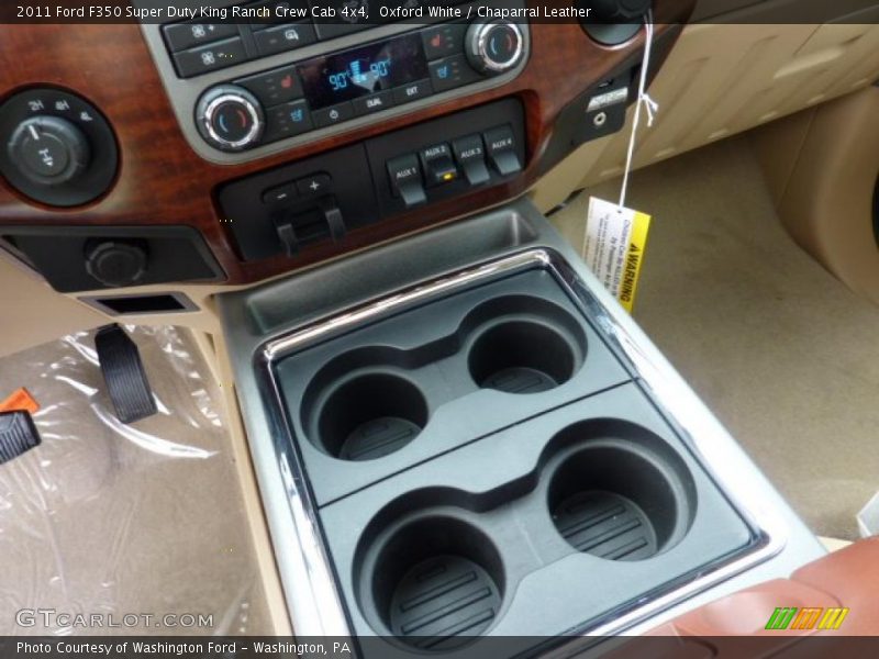 Oxford White / Chaparral Leather 2011 Ford F350 Super Duty King Ranch Crew Cab 4x4