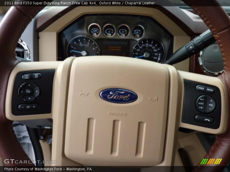 Oxford White / Chaparral Leather 2011 Ford F350 Super Duty King Ranch Crew Cab 4x4